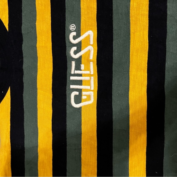 Guess Striped logo tee, men’s M - Picture 5 of 9